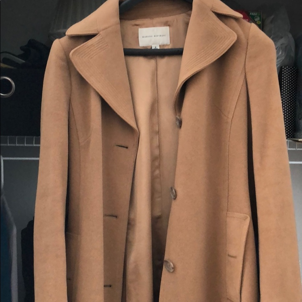 Banana republic camel wool blend jacket
